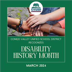  CVUSD Recognizes March as Disability History Month